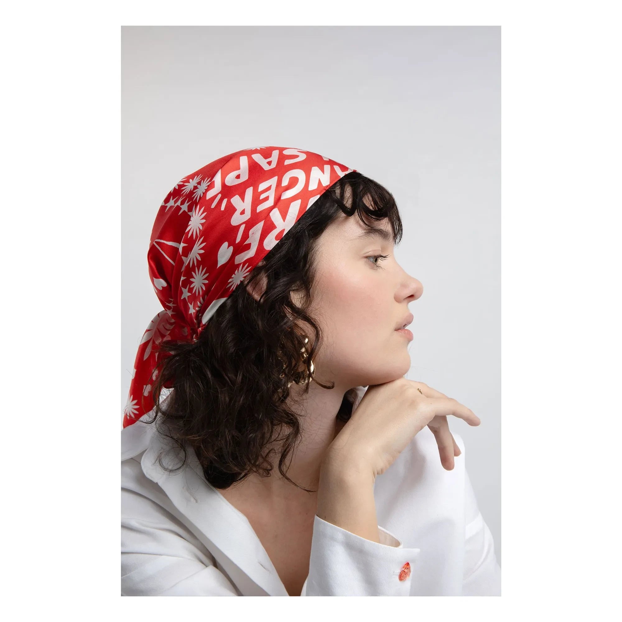 Elise Chalmin - Ben Bandana Seidentuch | Rot