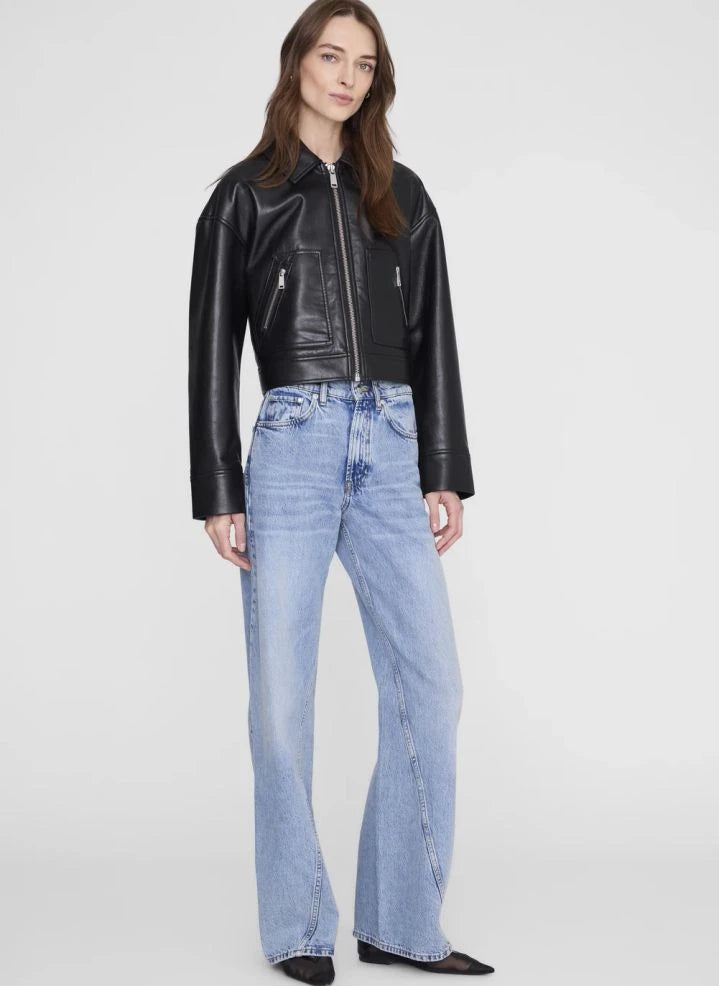 Anine Bing - Assan Lederjacke | Schwarz