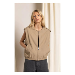 Smallable Woman - Savannah Ärmellose Jacke | Beige