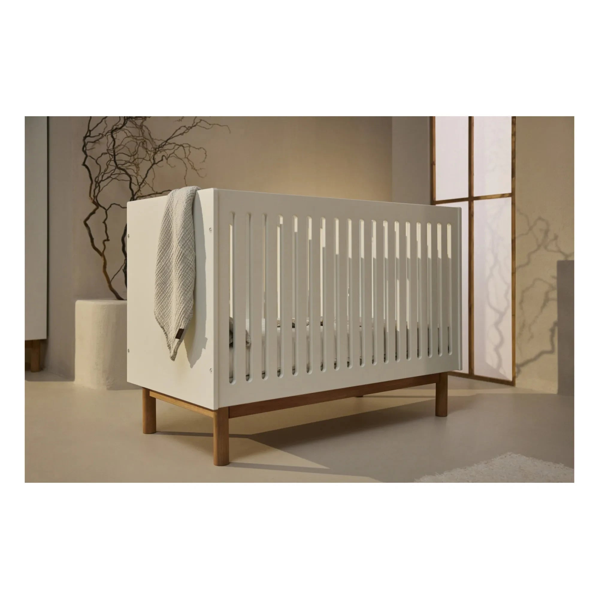 Quax - Mood Babybett - 60 x 120 cm | Weiß