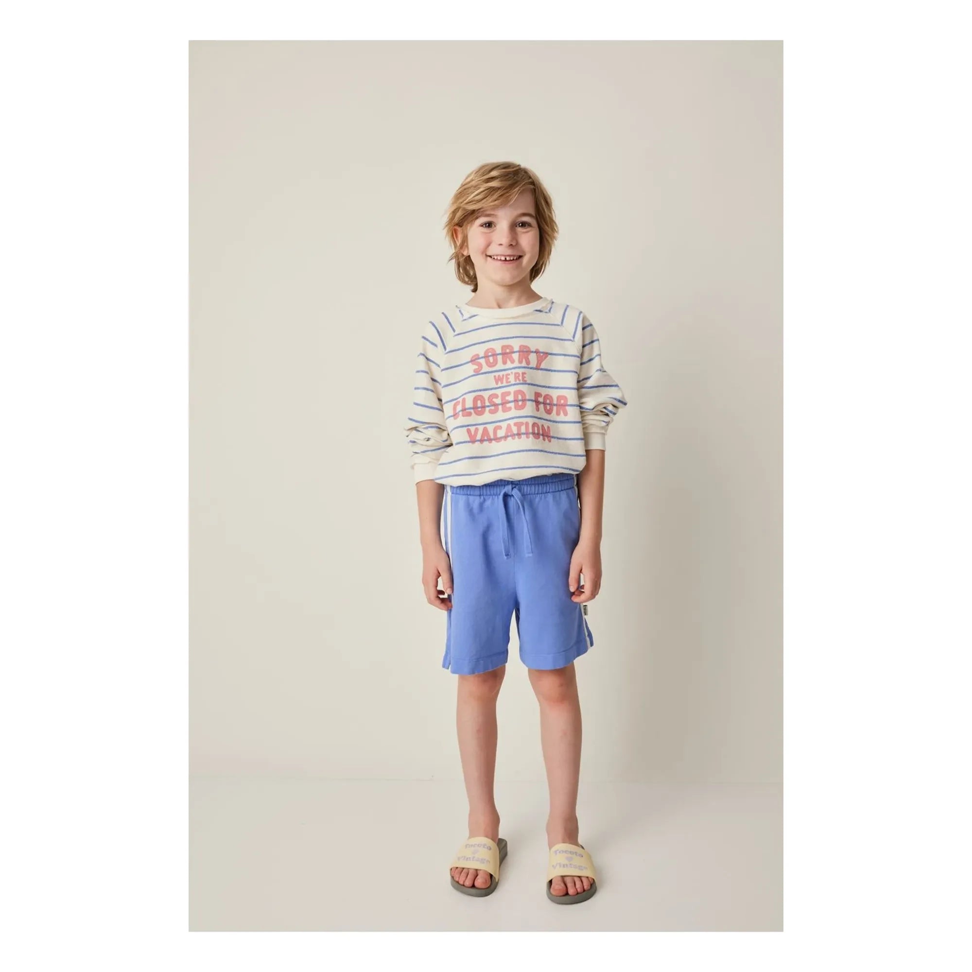 Tocoto Vintage - Kurzes Kontrastband | Blau
