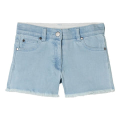 Stella McCartney Kids - Jeans-Shorts aus Bio-Baumwolle | Hellblau