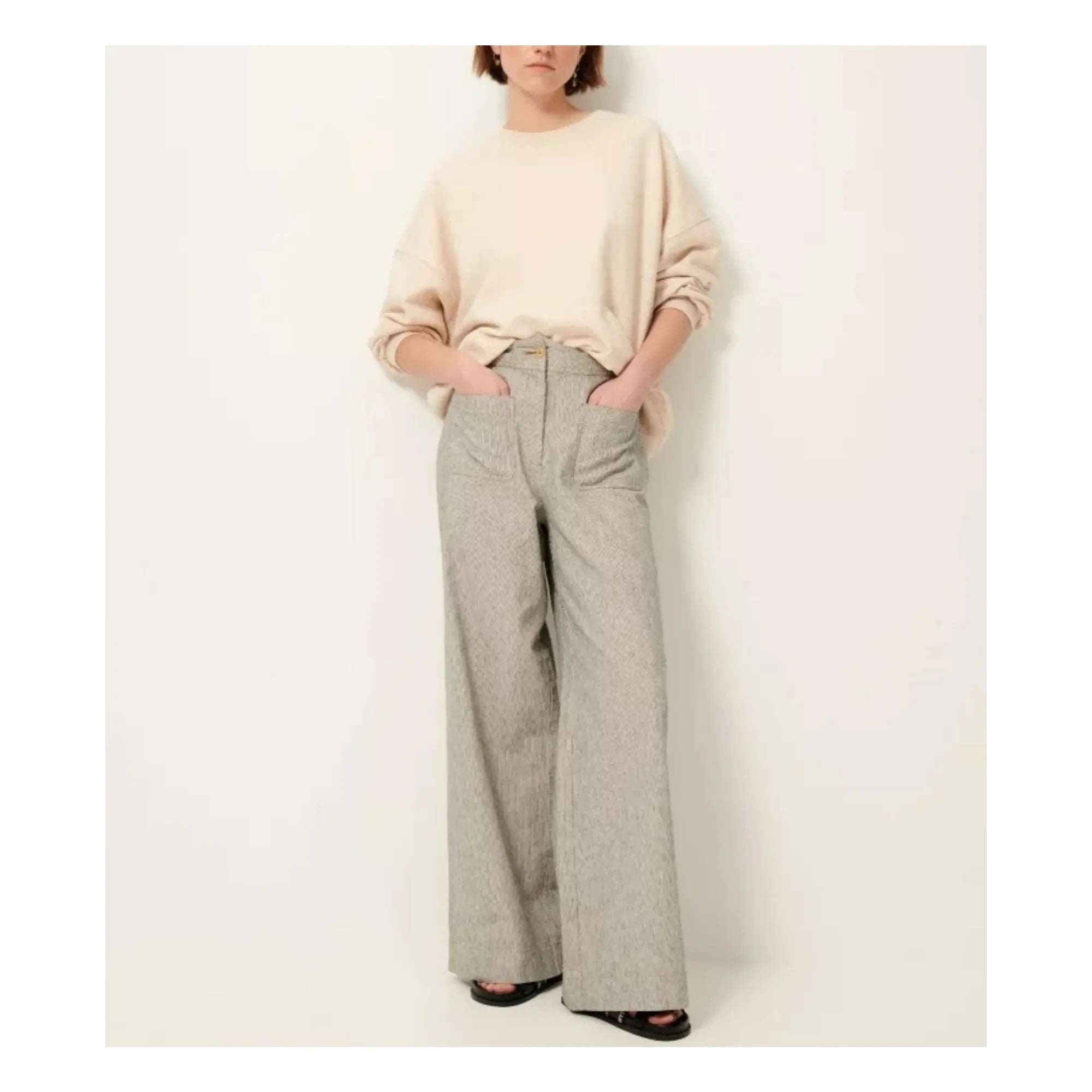 Sessùn – Oversize-Sweatshirt Chebbi | Ecru