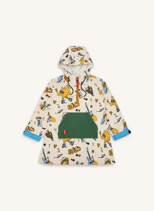 Hello Hossy - Rock n Fire Regenjacke | Weiß