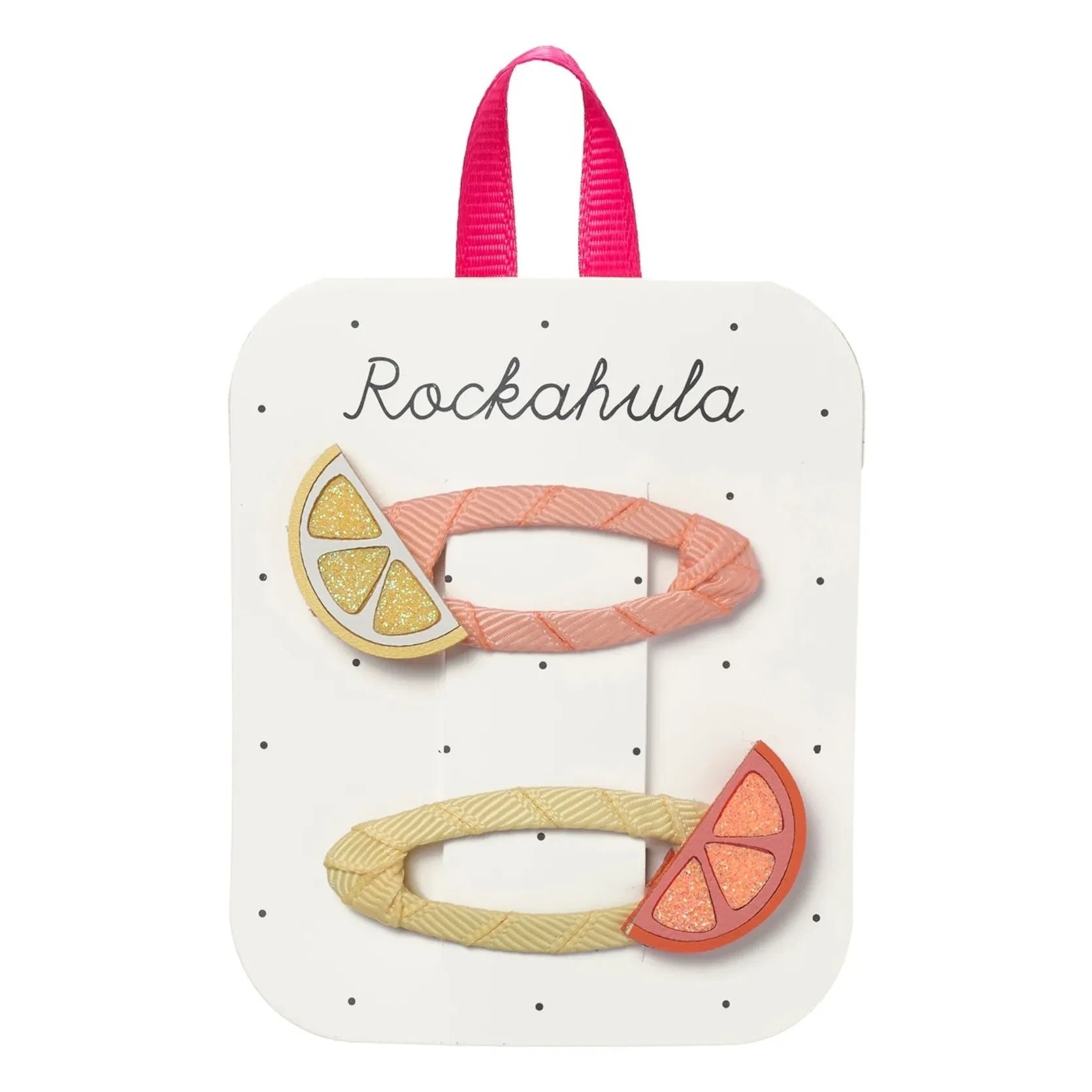 Rockahula Kids - 2er Set Zitronen Haarspangen | Gelb