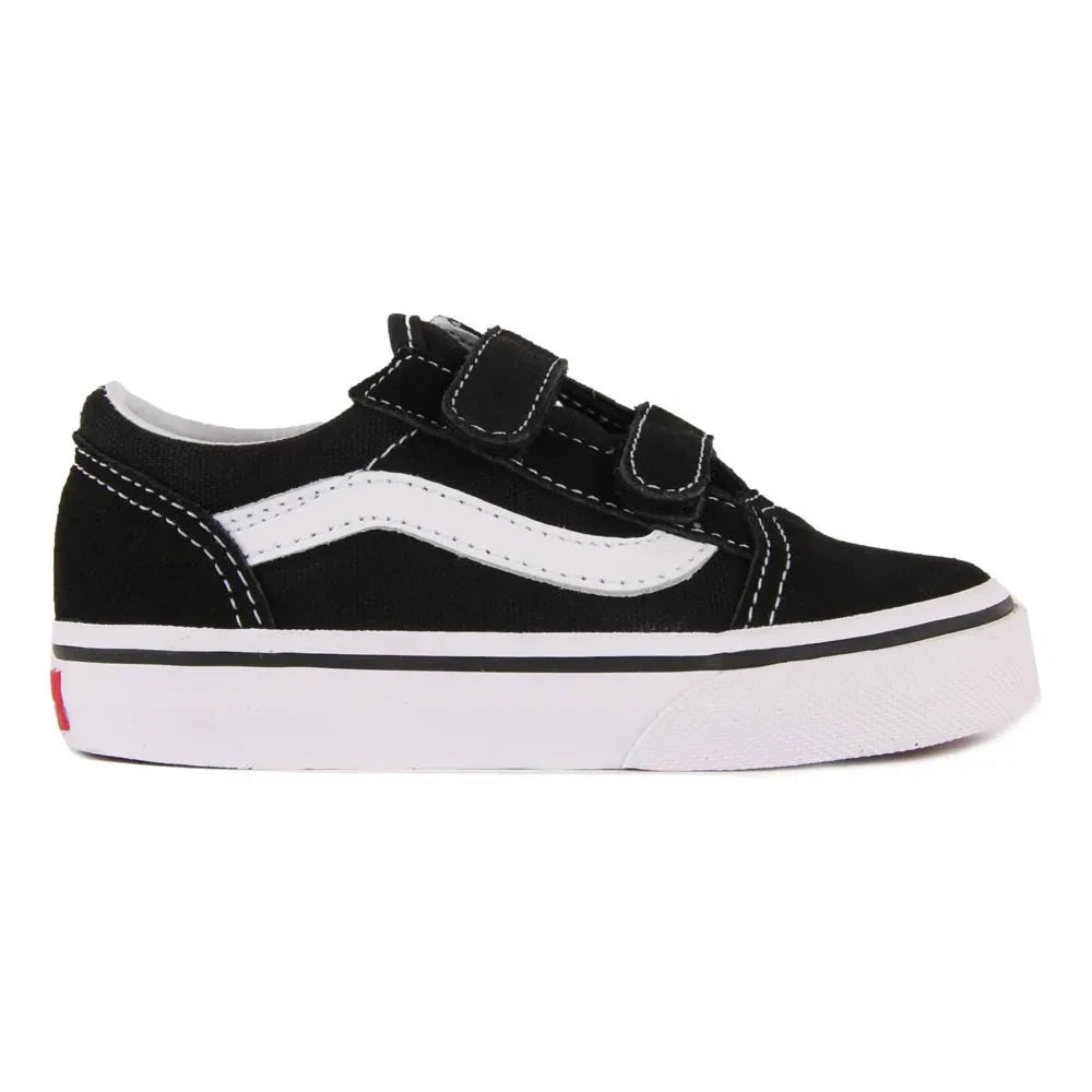 Vans - Old Skool V Cırt Cırtlı Sneaker | Siyah