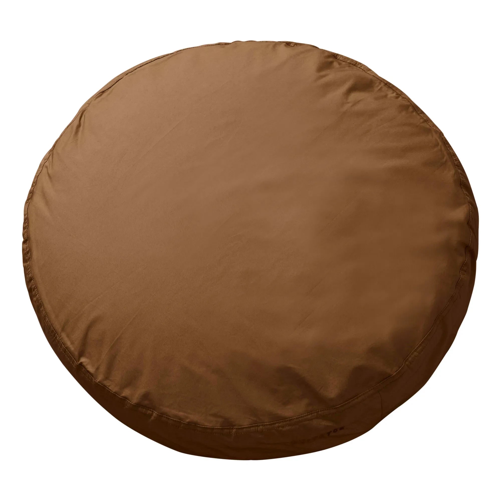 Suite 702 - Percale-Rundkissen aus Bio-Baumwolle | Khaki