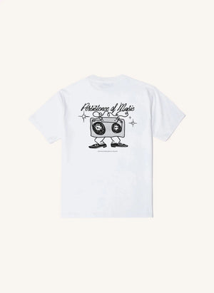 Edmmond Studios - Music Center Baumwoll-T-Shirt | Weiß