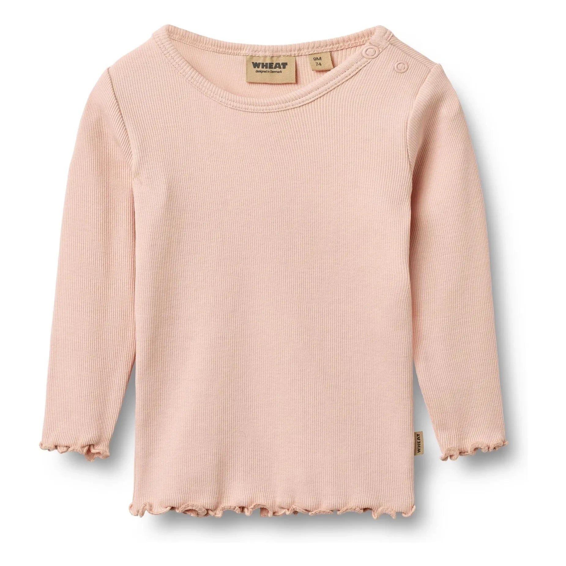 Weizen – Ida Bio-Baumwoll-T-Shirt | Blassrosa