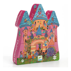 Djeco - Feenschloss-Puzzle - 54 Teile