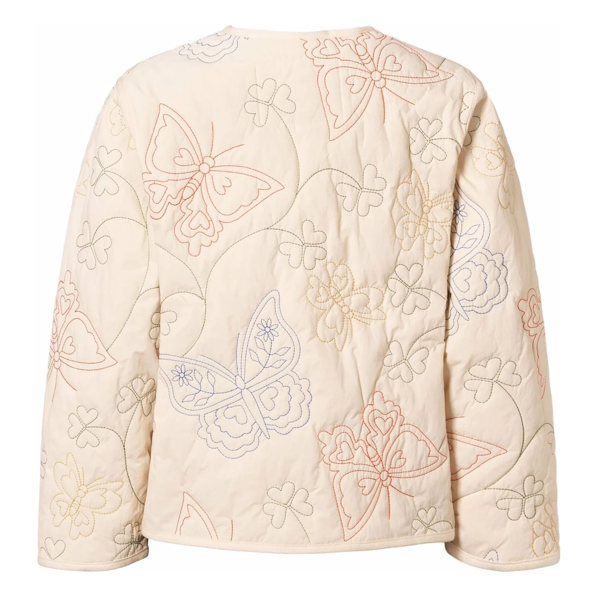 Molo - Holley Butterflies Jacke aus recyceltem Material | Elfenbein