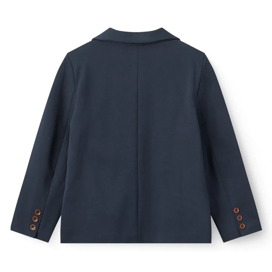 Copenhagen Colors - Elastischer Bio-Baumwoll-Blazer | Marineblau