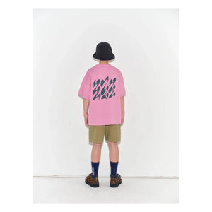 Main Story - Übergroßes T-Shirt aus Bio-Baumwolle | Rosa