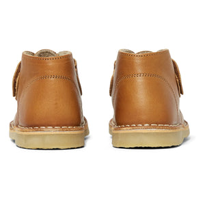 Petit Nord - Wüstenfell-Klettschuhe | Cognac