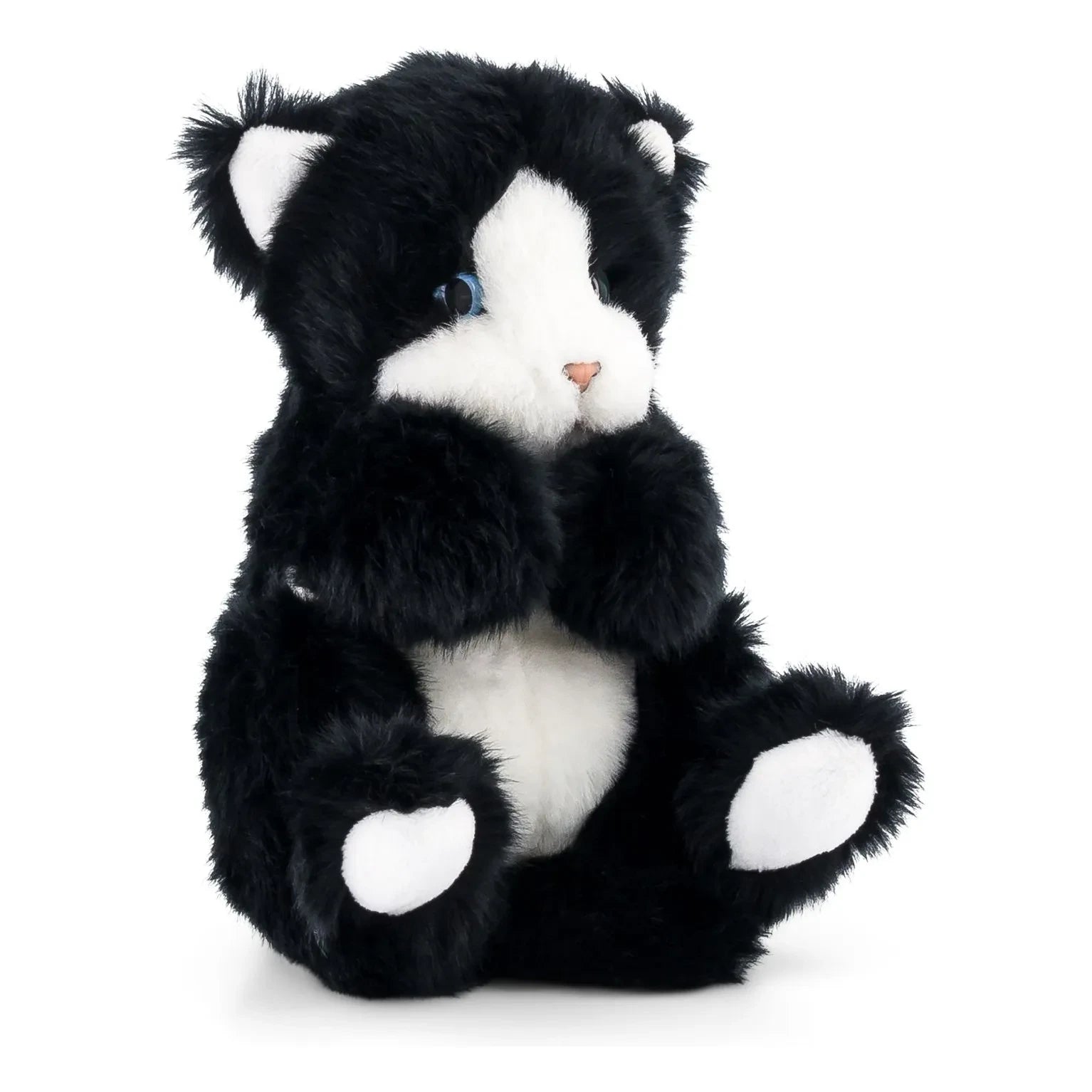 La Pelucherie - Gustave Katze Plüsch 25 cm | Schwarz/Weiß