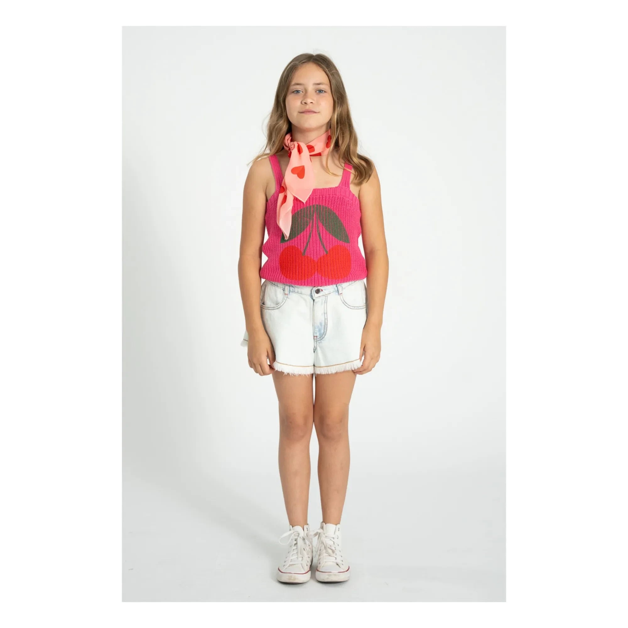 Piupiuchick - Herz-Schal | Rosa