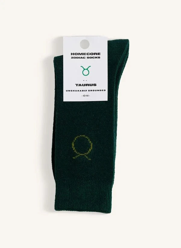 Homecore - Zodiac Taurus Socken | Grün
