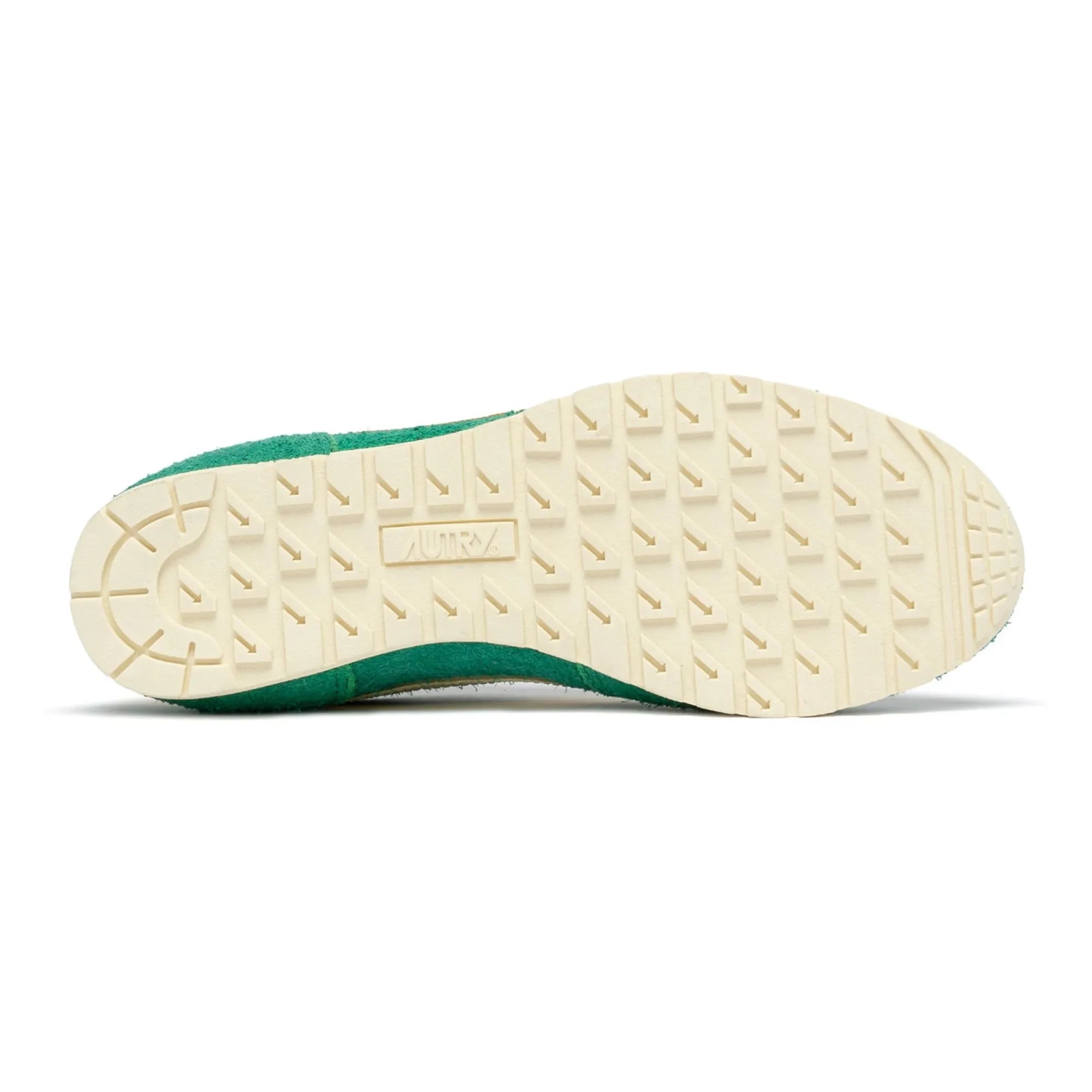 Autry - Windspin Low Zweifarbiger Sneaker aus Wildleder und Leder | Grün