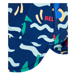 Petit Bateau - Sonnenhut mit UV-Schutz aus recycelten Fasern | Marineblau