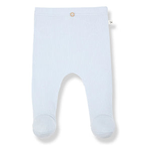 1+ in the family - Mia Gerippte Strumpfhose | Hellblau