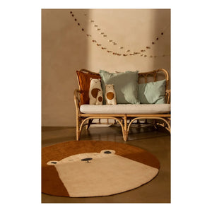 Muskhane - Felt Pasu Grizzly Teppich | Puder