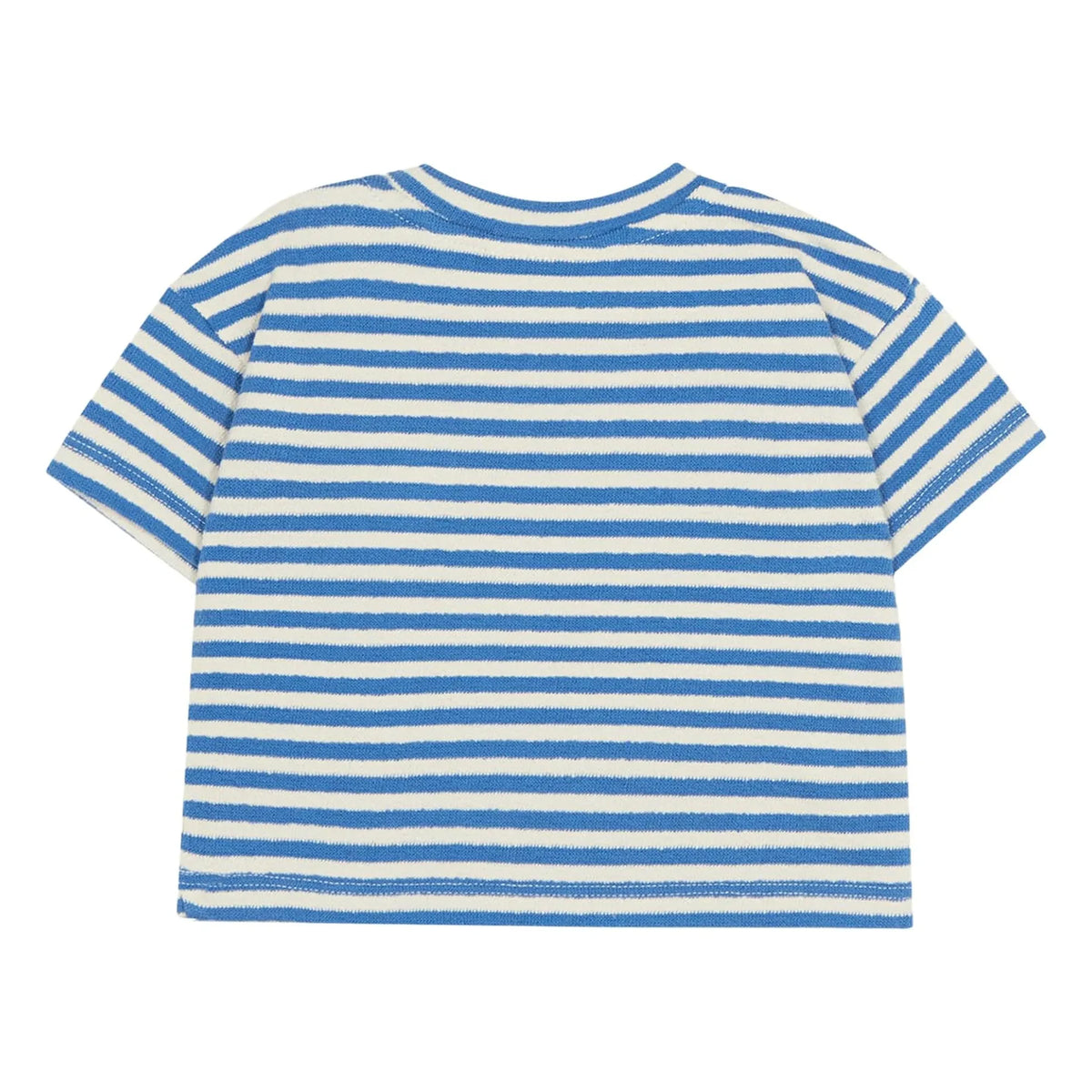 The Campamento - Oversize Gestreiftes Marienkäfer-T-Shirt | Blau