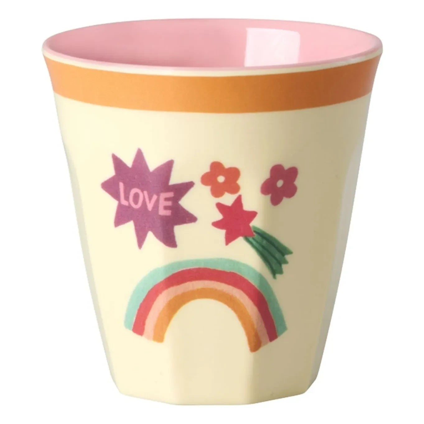 Rice - Heroes Melaminbecher - 6er-Set | Rosa