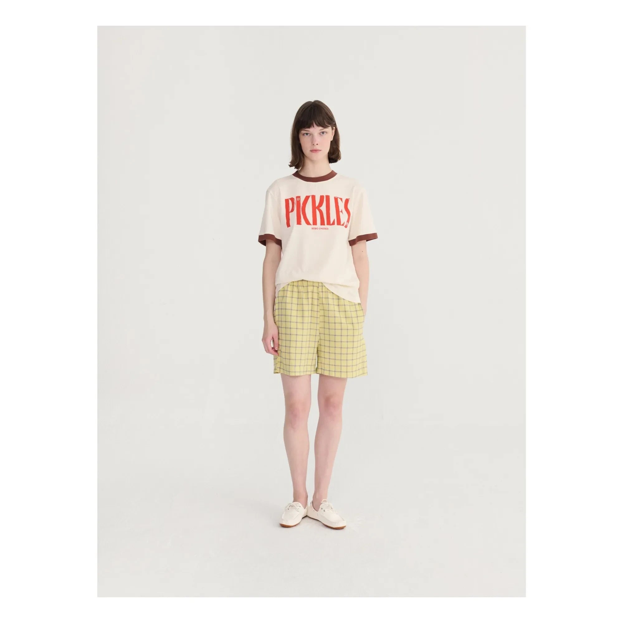 Bobo Choses - Spicy Window Musselin-Baumwollshorts | Gelb