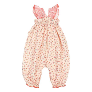 Búho - Flauschiger Baby-Strampler | Peach