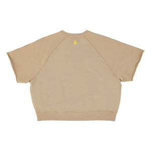 Sisters Department - Violette Bio-Baumwoll Kurzarm Sweatshirt | Braun