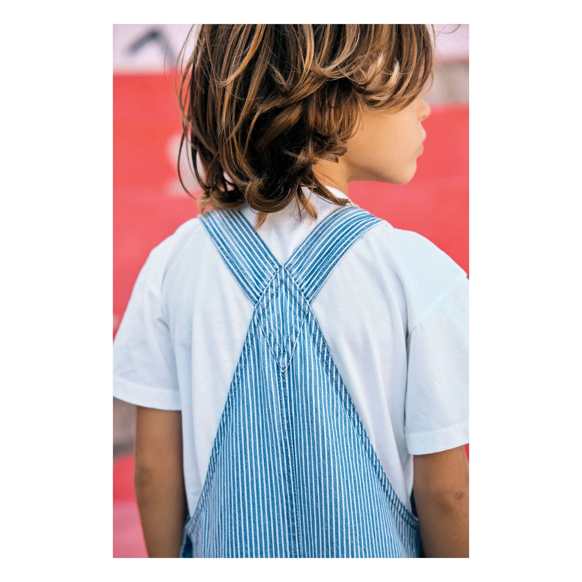 Bonton - Nope Gestreifte Latzhose | Blau