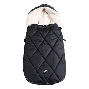 Kaiser - Sherpa Fleece XL Too Universal Fußsack | Schwarz