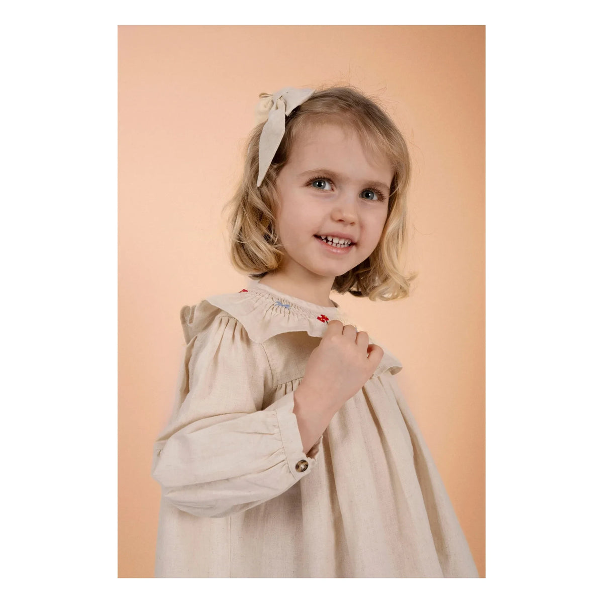 Loir – Bianca Leinenkleid | Ecru