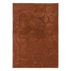 Nanimarquina - Kök boyalı yün halı, Lucia Eames | Terracotta
