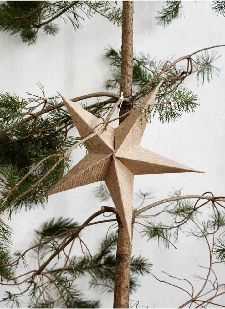 House Doctor - Papierstern Weihnachtsdeko | Beige
