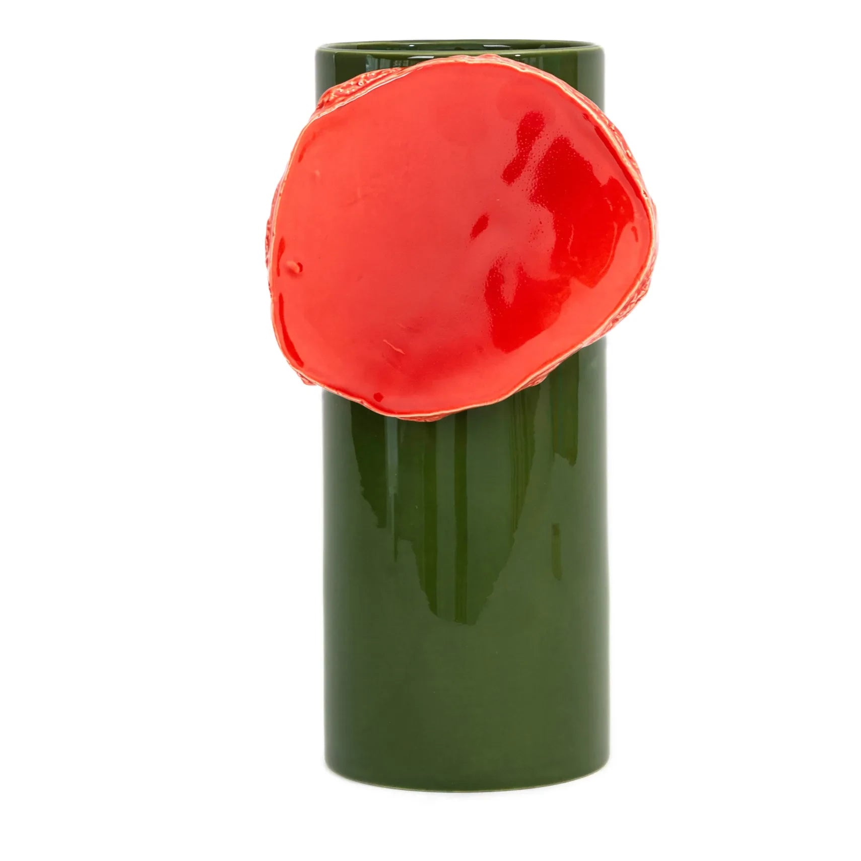 Vitra - Découpage Disc Vase - Ronan & Erwan Bouroullec | Dunkelgrün
