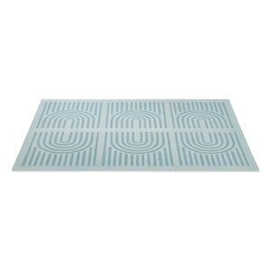 Toddlekind - Lineare modulare Spielmatte | Grau-Blau
