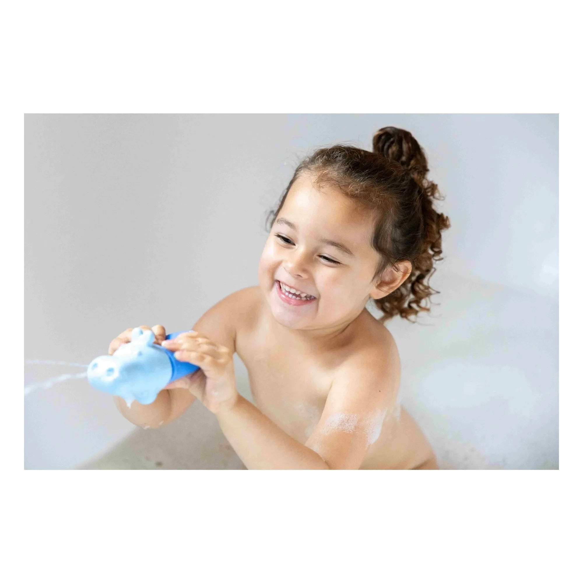 Quut - Squeezi Hippo Badewannenspielzeug | Blau