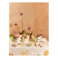 Meri Meri – Servietten mit elegantem Blumenmuster | Pastell
