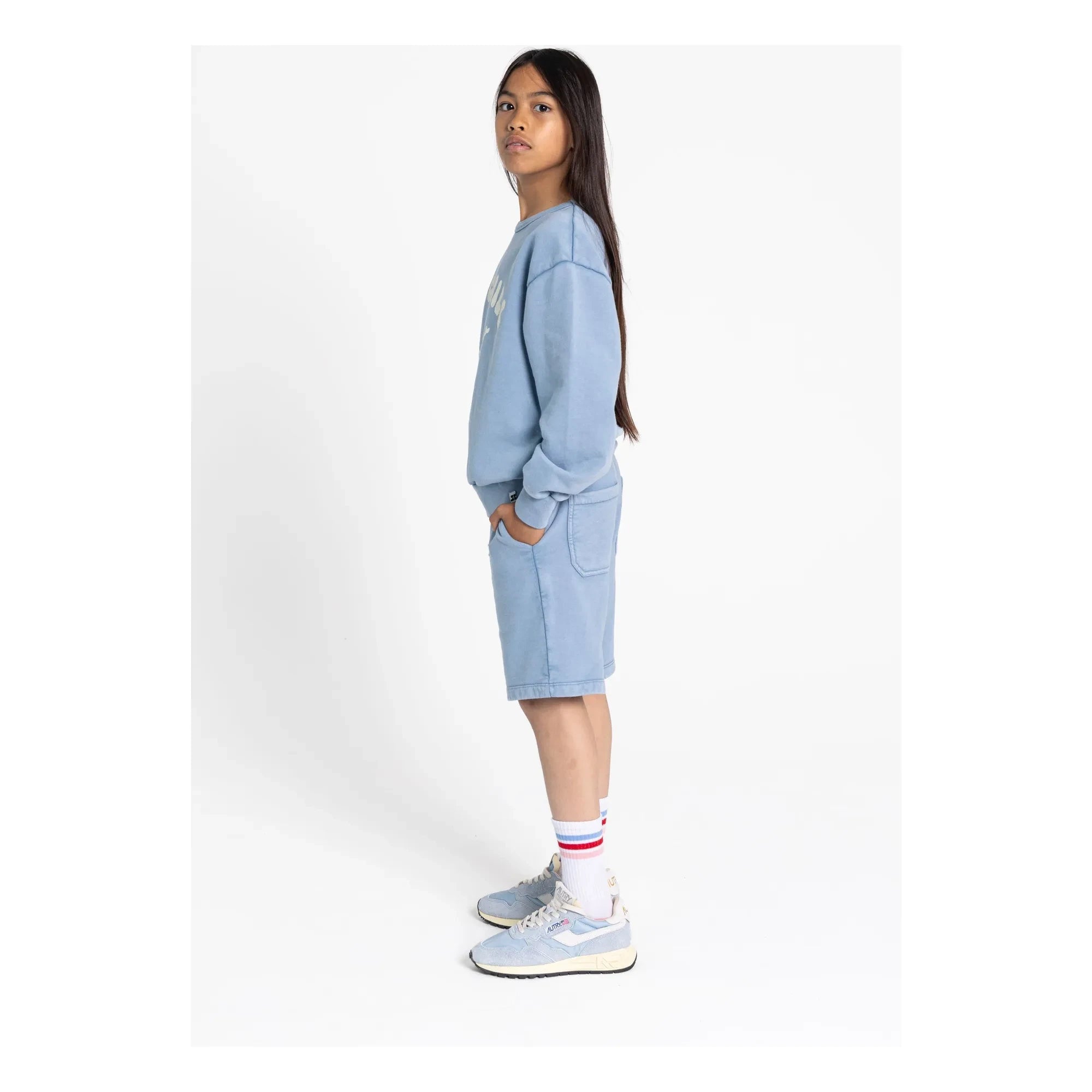 Hundred Pieces - Ryde Bio-Baumwoll-Sweatshirt | Graublau