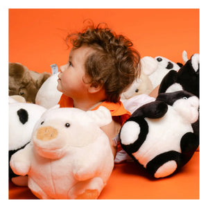 La Pelucherie - Roodoodoo Coco the Pig yumuşak oyuncak | Bej