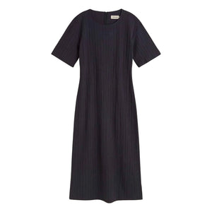 Thinking Mu - Kina Kleid aus Bio-Baumwolle | Blau