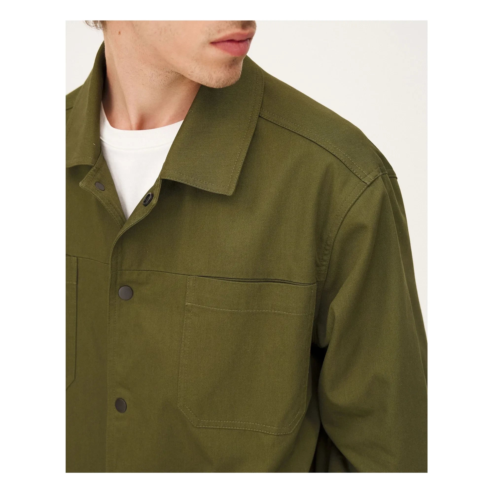 Noyoco - Vancouver Jacke aus Bio-Baumwolle | Waldgrün