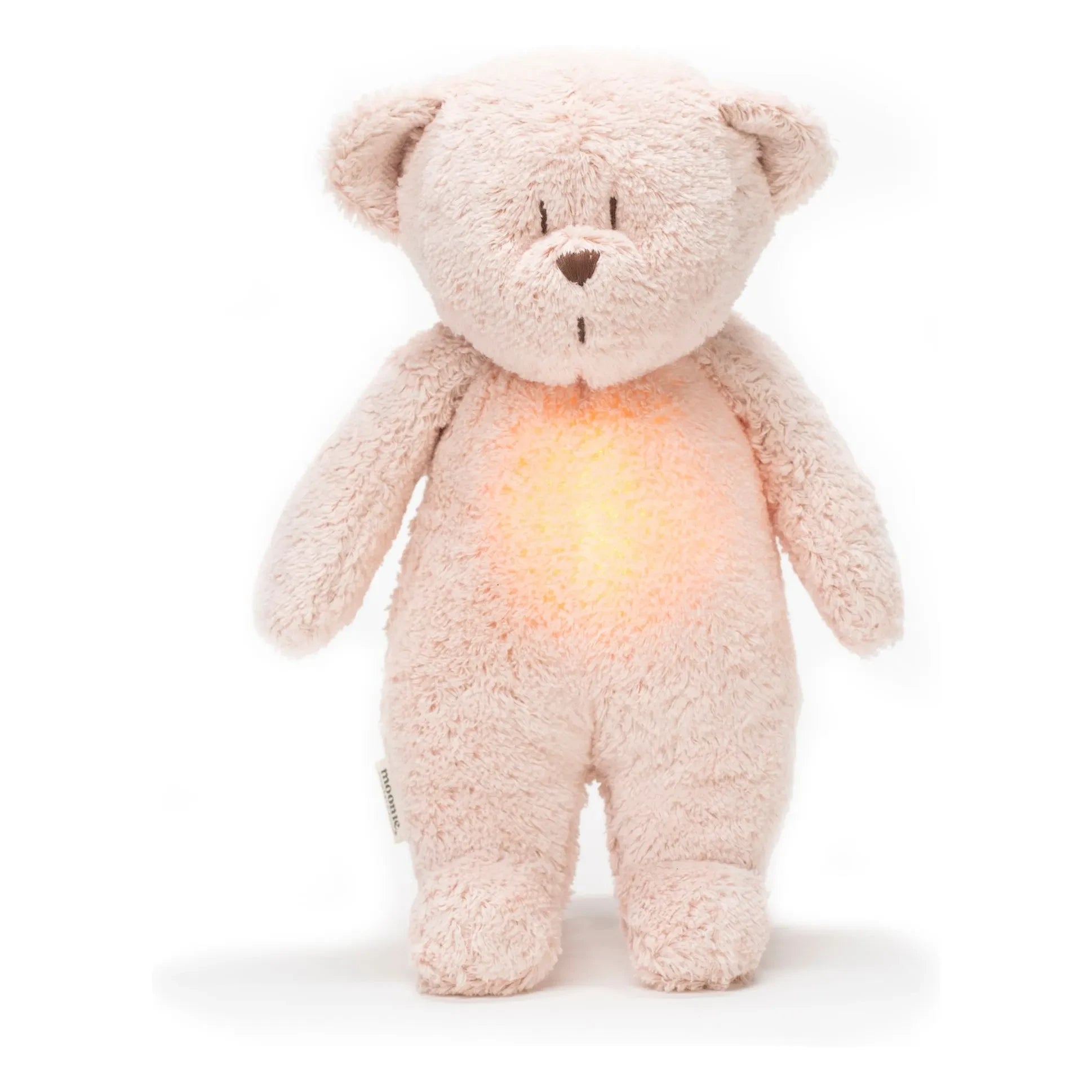 Moonie - Nachtlicht Teddybär mit Melodie | Blush