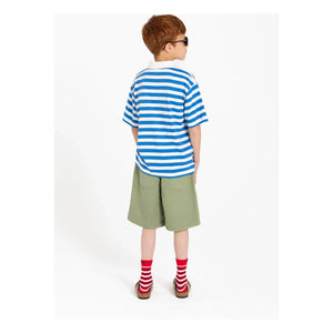 Smallable Kid - Tilo Gestreiftes Poloshirt aus Bio-Baumwolle | Königsblau