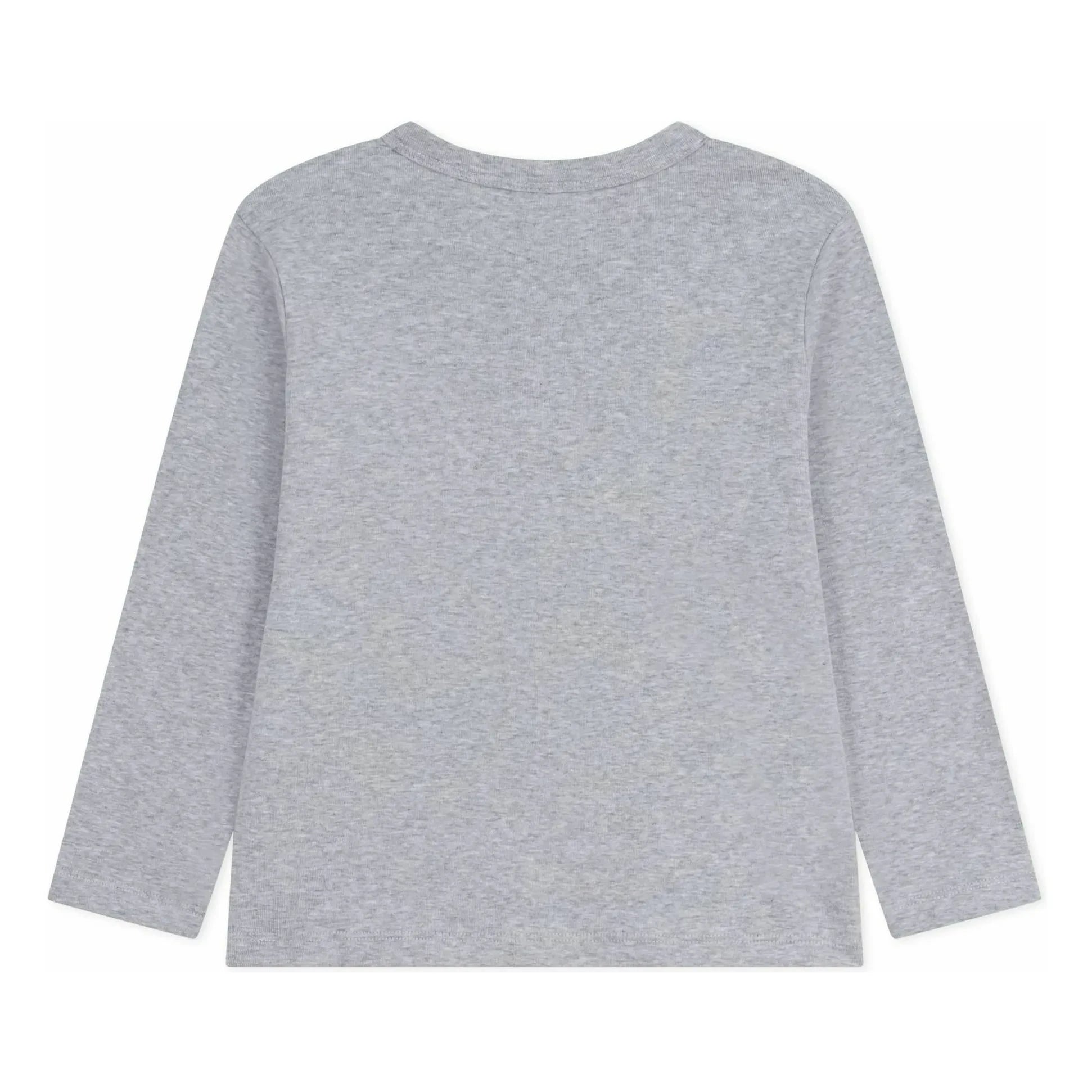 Petit Bateau - Logo-T-Shirt | Hellgrau meliert