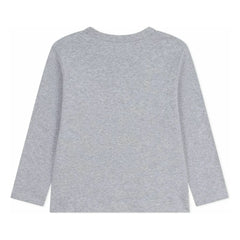 Petit Bateau - Logo-T-Shirt | Hellgrau meliert