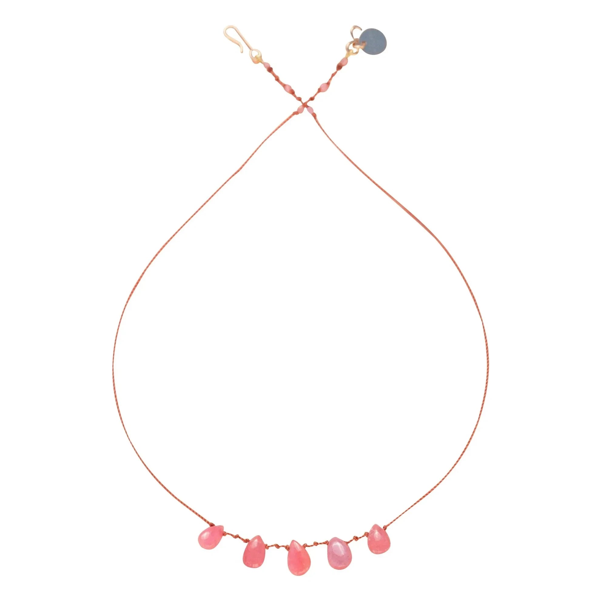 Ivarene - 5 Tropfen Halskette | Rhodochrosit
