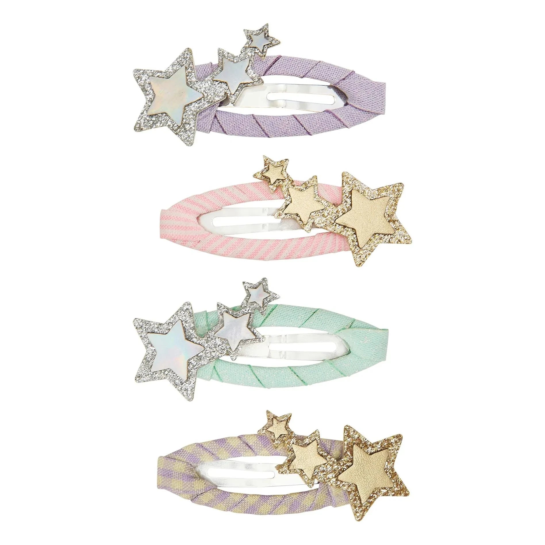 Mimi & Lula - 4er-Pack Etoile Filante Haarspangen-Set | Gold