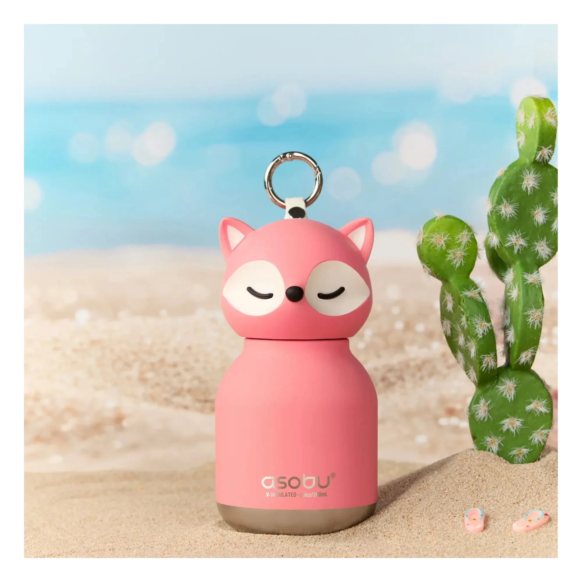 Asobu - Renard Mini-Flasche aus Edelstahl | Pink